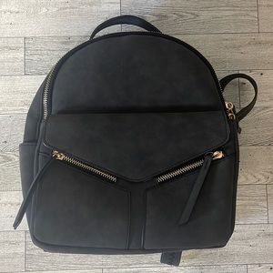 Gray Backpack Purse
